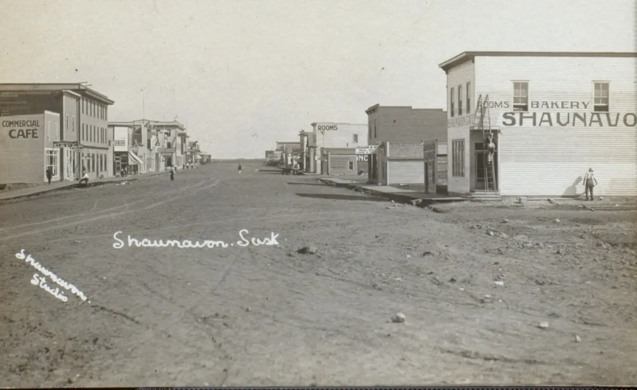 Main Street, Shaunavon, about 1912